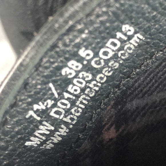 Born Black Leather Ankle Western Boot Size 7.5 - Picture 11 of 11